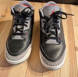 Air Jordan 3s Retro OG Black Cement Size 2